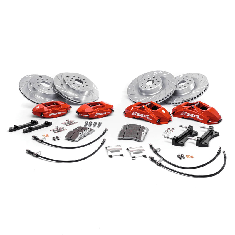 Kit Db Apple Rotora Big Brake Kit 4/2 Piston Calipers w/ One Piece Rotor 2022-2024 ...
