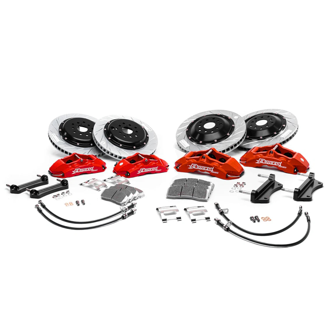 Rotora Big Brake Kit 6/4 Piston Calipers w/ Slotted Rotors 2022-2024 W ...