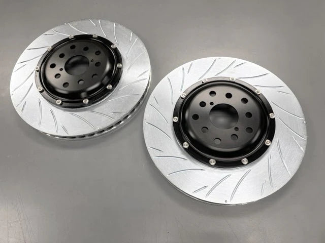 Rotora Street Challenge Drilled 2 Piece Front Rotor Pair 2018-2021 STI