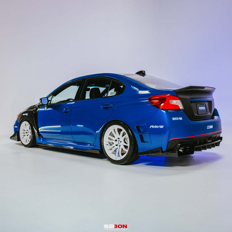 Seibon C Style Carbon Fiber Trunk Lid 2015-2021 WRX / 2015-2021 STI