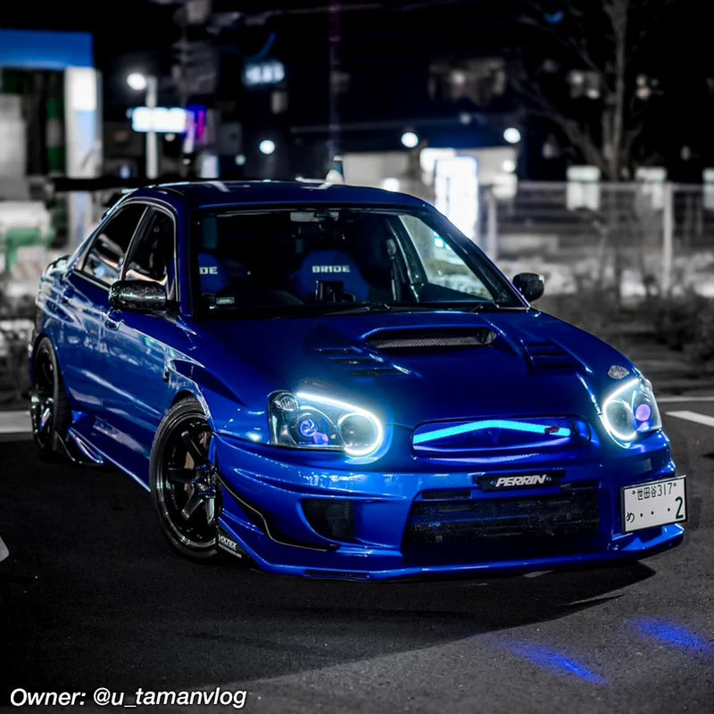 IcyAero GlowBrace Front Brace Bar 2002-2007 WRX / 2004-2007 STI