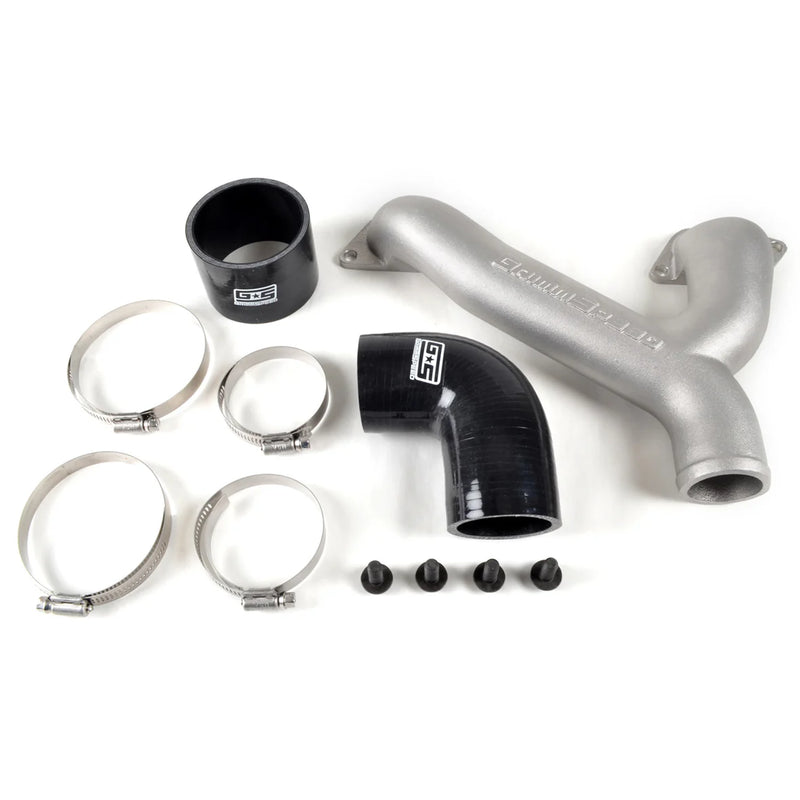 GrimmSpeed Black Top Mount Intercooler Aluminum Y-Pipe Kit 2002-2007 WRX / 2004-2021 STI