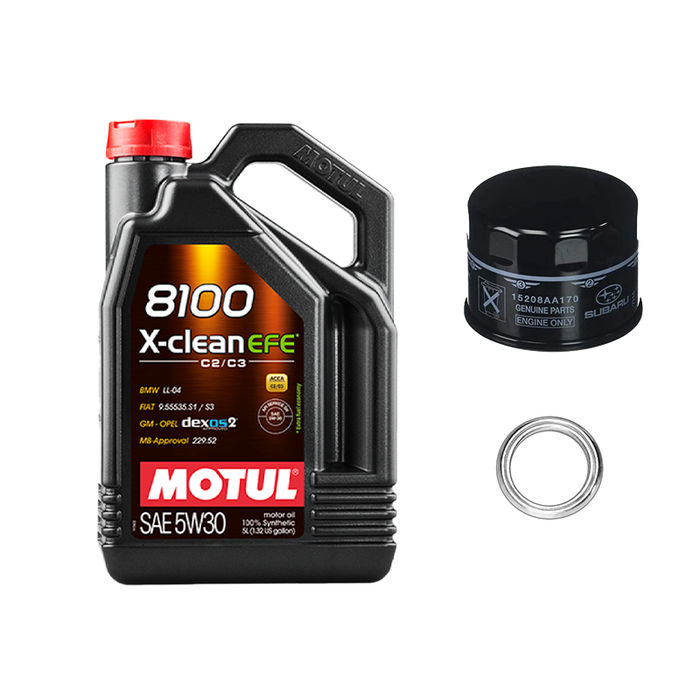 Motul 8100 X-Clean EFE 5W-30 Engine Oil Change Kit