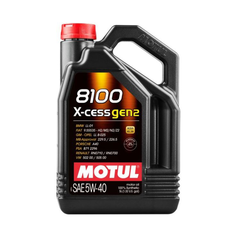 Motul 5L 8100 X-Cess Gen2 5W-40