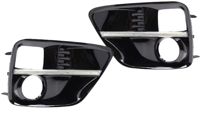 MSP Sequential Fog Light Bezels w/ Fog Light Hole 2015-2017 WRX/STI