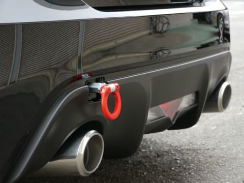 Cusco Rear Tow Hook Red 2011-2021 WRX/STI