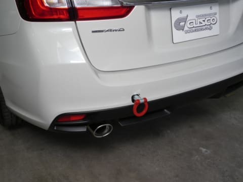 Cusco Rear Tow Hook Red 2011-2021 WRX/STI