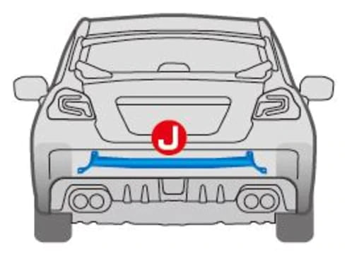 Cusco Rear End Brace 2015-2021 WRX/STI