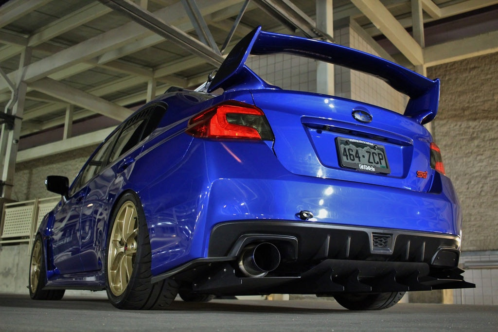 Wrx Rear Window Diffuser Verus Engineering Aggressive Rear Diffuser 2015-2021 WRX/STI — WRXDaily