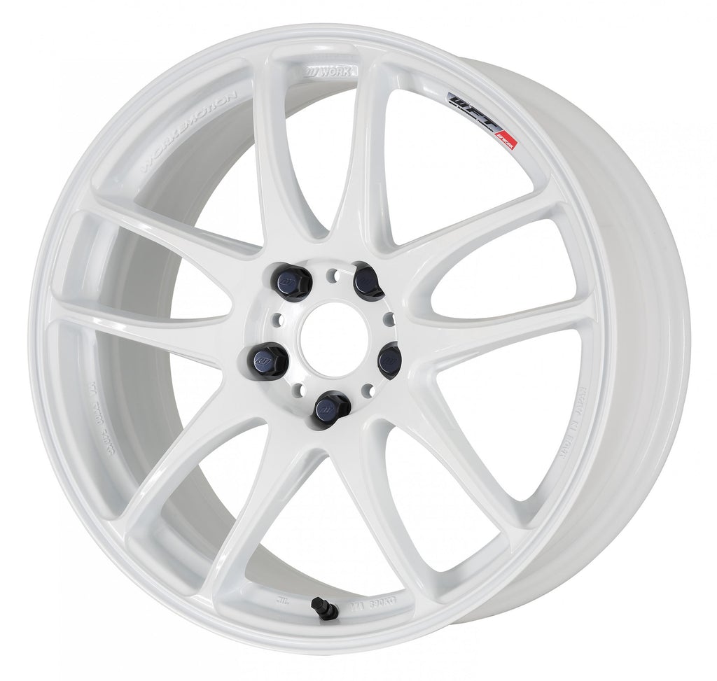 Work Emotion CR Kiwami White 18x9.5 +30 5x114.3 — WRXDaily