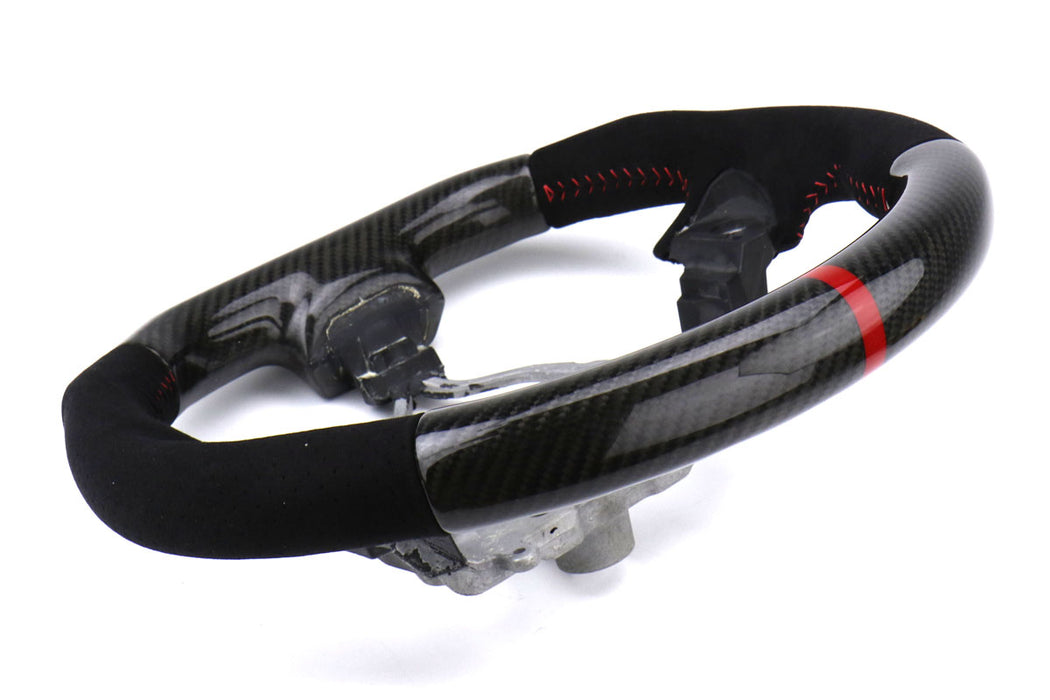 FactionFab Carbon and Suede Steering Wheel 2008-2014 WRX/STI