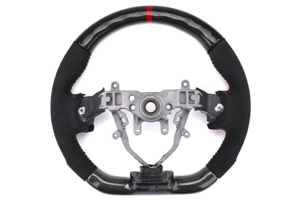 FactionFab Carbon and Suede Steering Wheel 2008-2014 WRX/STI