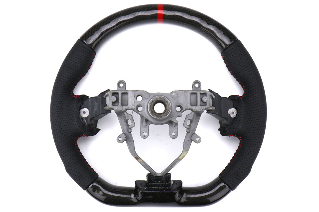 FactionFab Carbon and Leather Steering Wheel 2008-2014 WRX/STI