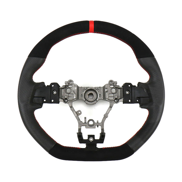 FactionFab Leather and Suede Steering Wheel 2015-2021 WRX/STI