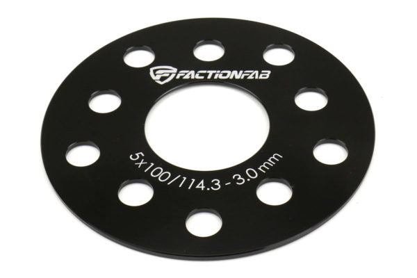 FactionFab 5x100/114.3 3mm Wheel Spacers