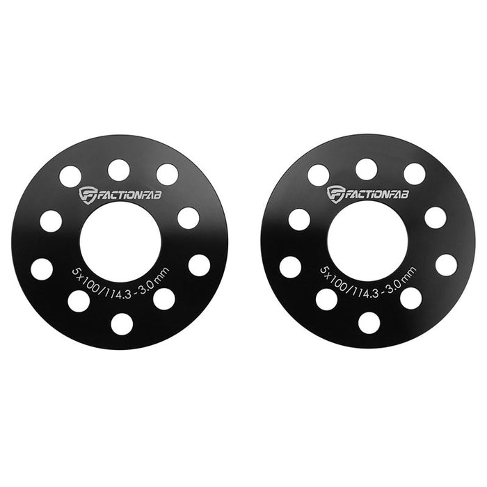 FactionFab 5x100/114.3 3mm Wheel Spacers