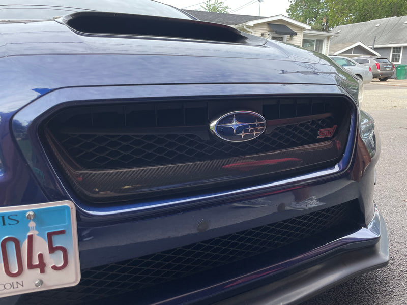 MSP Carbon Fiber Grille Cover 2015-2017 WRX/STI