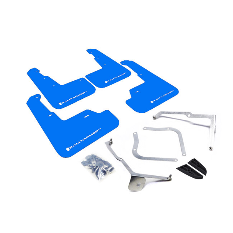 Rally Armor Blue UR Mud Flap White Logo 2015-2021 WRX/STI