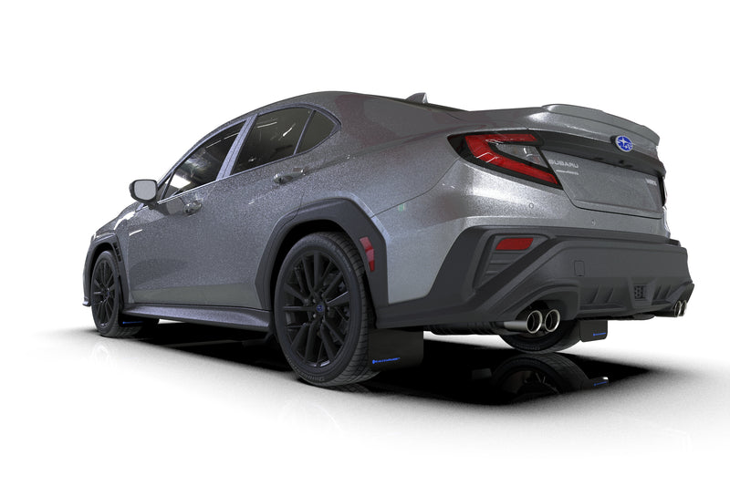 Rally Armor Black UR Mud Flap White Logo 2022+ WRX