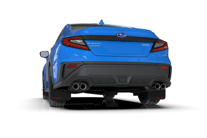 Rally Armor Black UR Mud Flap Red Logo 2022+ WRX