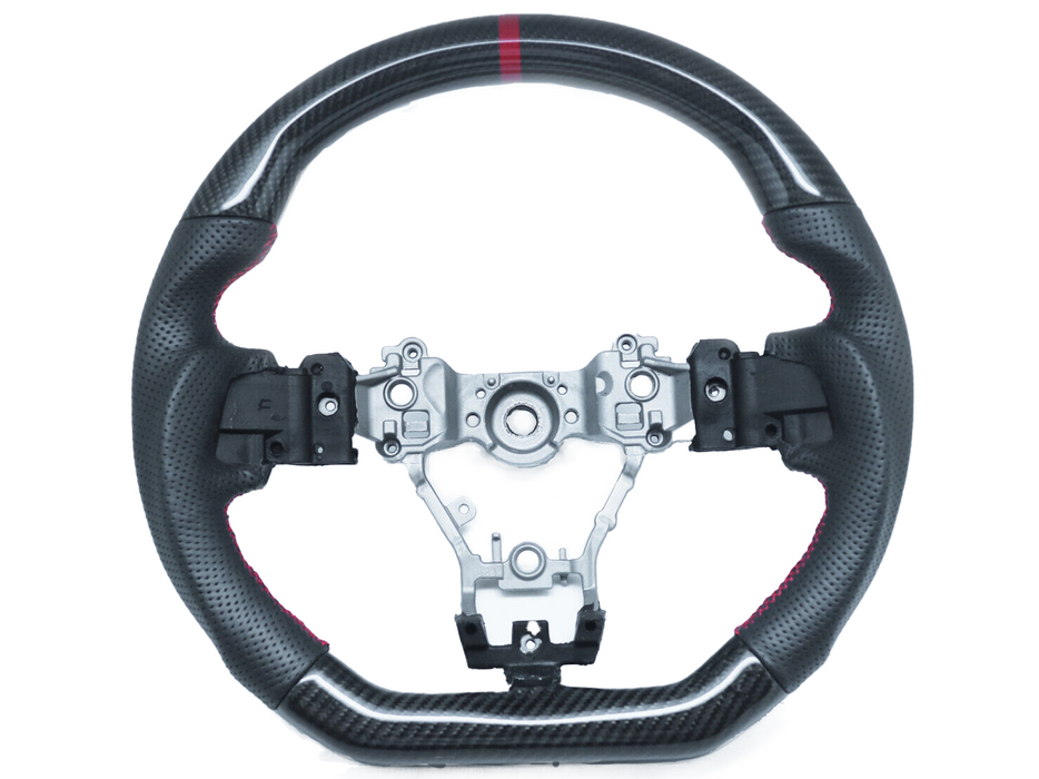 MEWANT Hand Stitch Alcantara Steering Wheel Cover For Subaru WRX/STI 2015-2021 | DIY Sew-On Wheel Wrap, Includes Tools