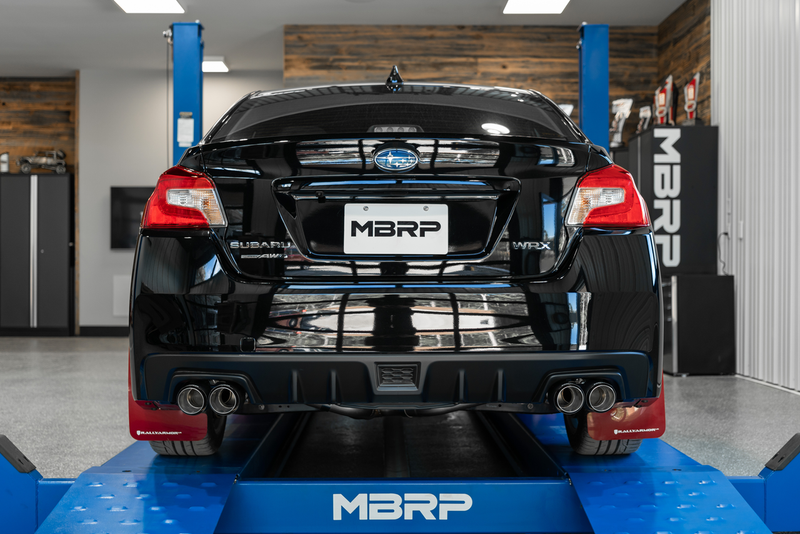 MBRP Race 3" Carbon Fiber Quad Tip Catback Exhaust 2015-2021 WRX/STI