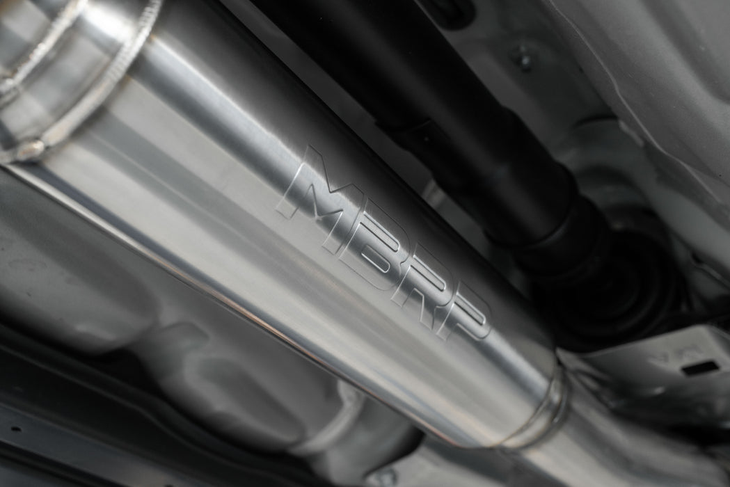 MBRP Race 3" Stainless Steel Quad Tip Catback Exhaust 2015-2021 WRX/STI