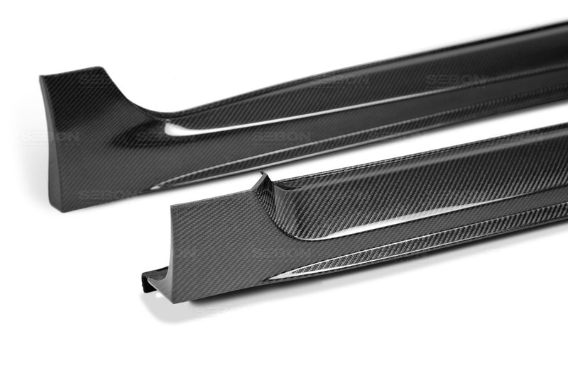 Seibon OEM Style Carbon Fiber Side Skirts 2015-2021 WRX/STI
