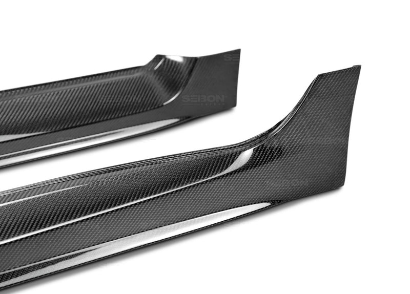 Seibon OEM Style Carbon Fiber Side Skirts 2015-2021 WRX/STI