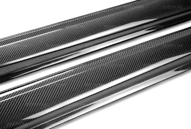 Seibon OEM Style Carbon Fiber Side Skirts 2015-2021 WRX/STI