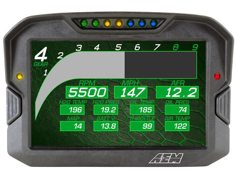 AEM Electronics CD-7LG Carbon Logging Display w/ GPS