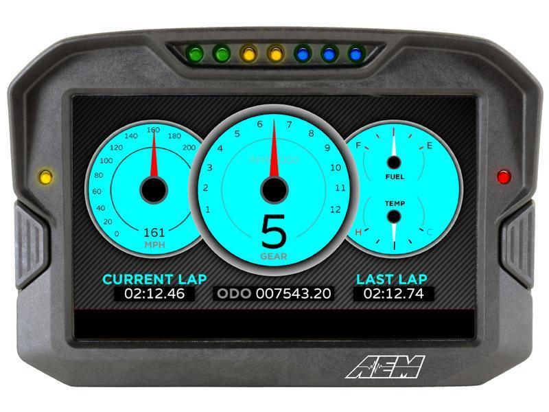 AEM Electronics CD-7LG Carbon Logging Display w/ GPS