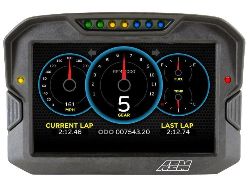 AEM Electronics CD-7LG Carbon Logging Display w/ GPS