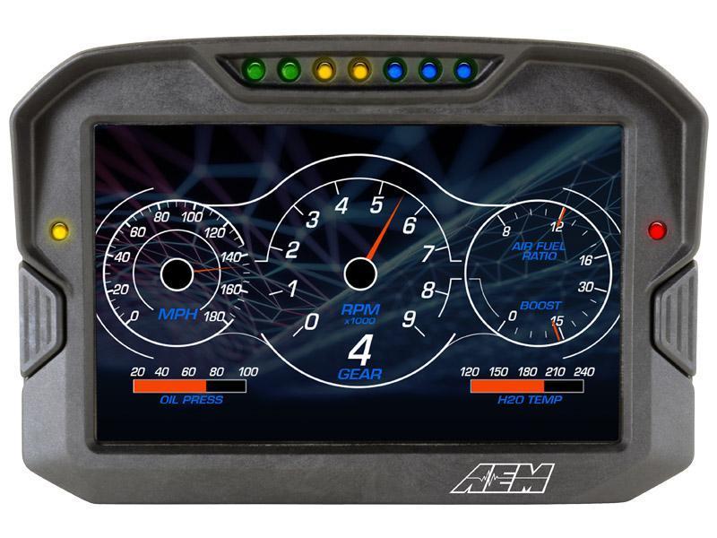 AEM Electronics CD-7LG Carbon Logging Display w/ GPS