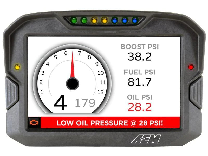 AEM Electronics CD-7LG Carbon Logging Display w/ GPS