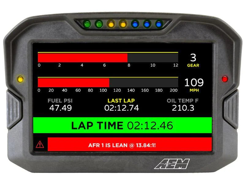 AEM Electronics CD-7LG Carbon Logging Display w/ GPS