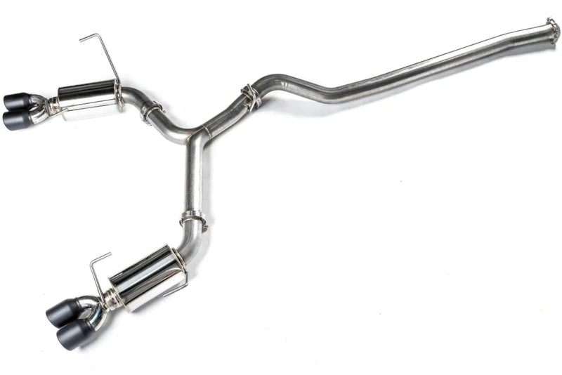 ETS Quiet Catback Non-Resonated Stealth Black Tips 2022+ WRX