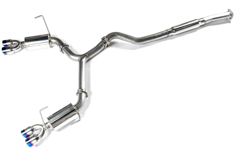 ETS Quiet Catback Resonated Burnt Tips 2022+ WRX