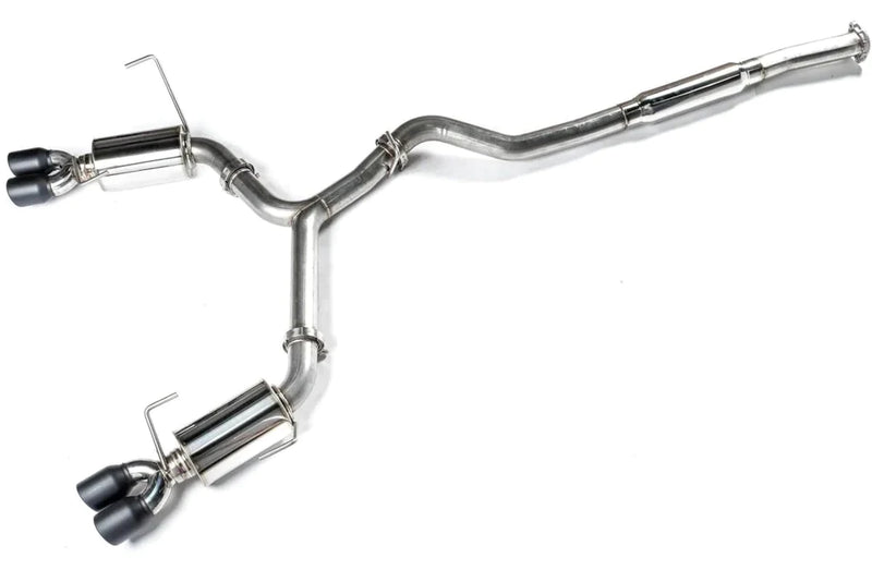 ETS Muffled Resonated Stealth Black Tips 2015-2021 WRX/STI