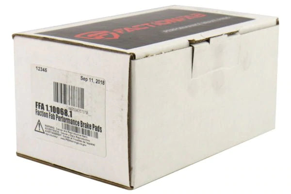 FactionFab F-Spec Front Brake Pads 2004-2017 STI