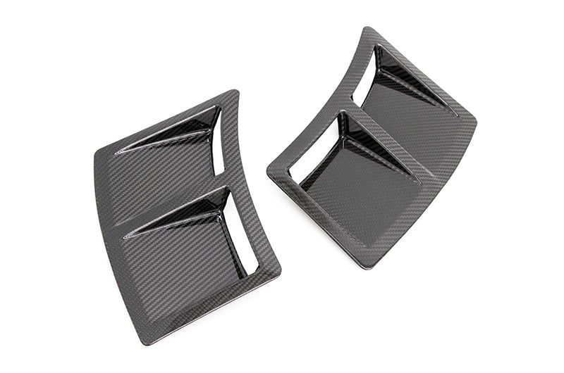 OLM S207 Style Carbon Fiber Bumper Vent Inserts 2015-2021 WRX/STI