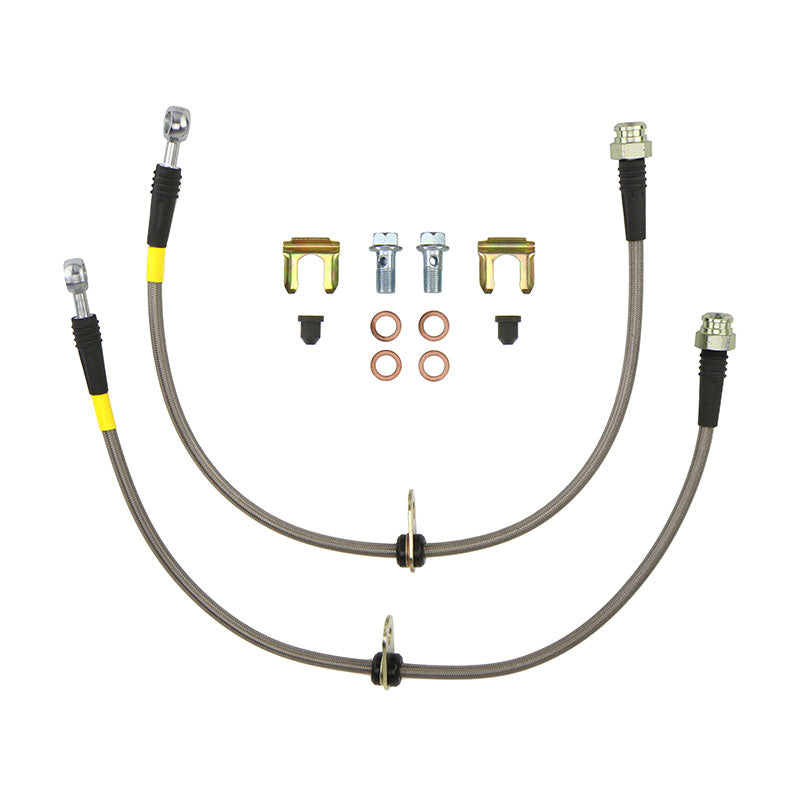 FactionFab Front Stainless Steel Brake Lines 2008-2017 STI