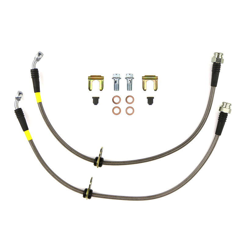 FactionFab Rear Stainless Steel Brake Lines 2008-2021 WRX