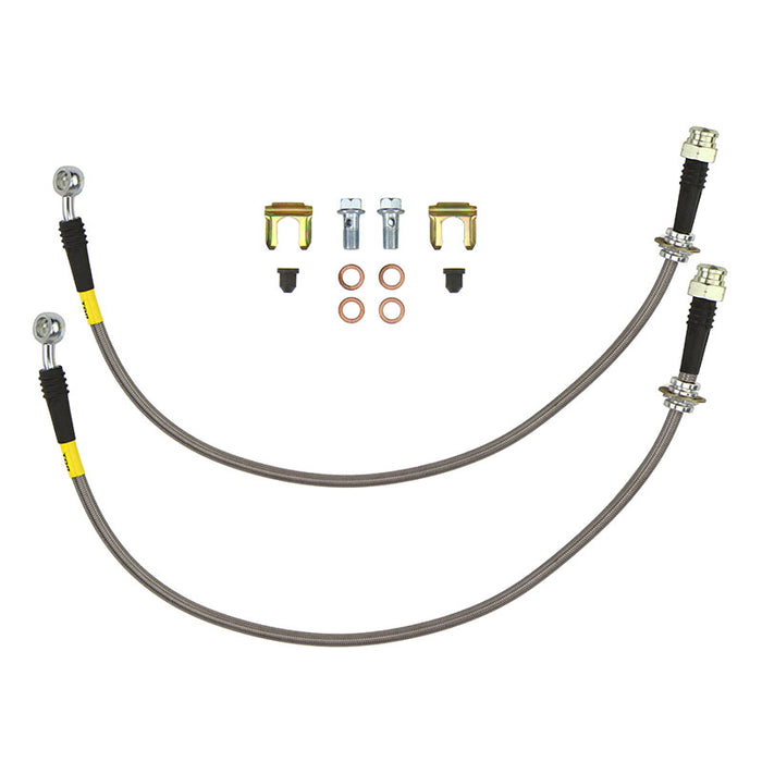 FactionFab Rear Stainless Brake Lines 1993-2001 Impreza (with Disc Brakes)