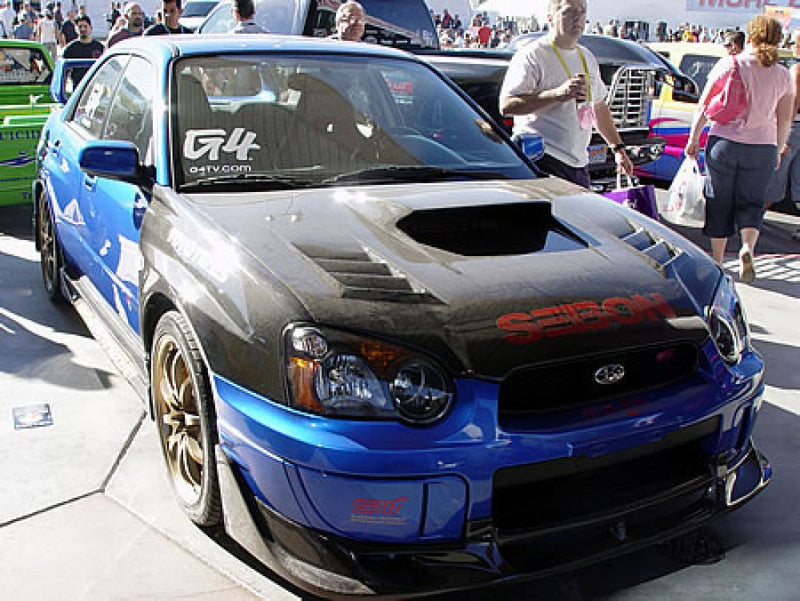 Seibon CW Style Carbon Fiber Front Lip 2004-2005 Impreza/WRX/STI