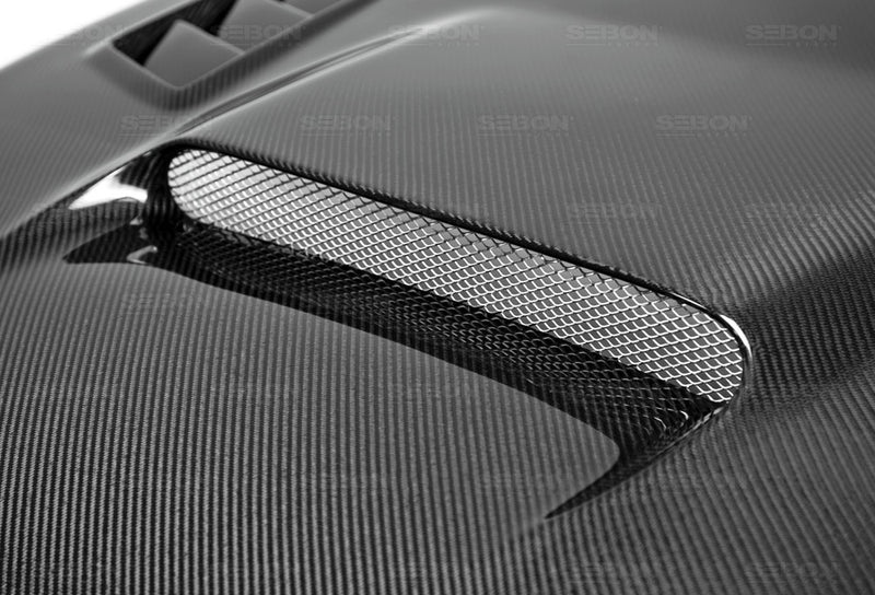 Seibon CW Style Carbon Fiber Hood 2008-2014 WRX/STI