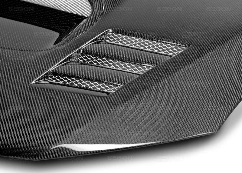Seibon CWII Style Carbon Fiber Hood 2008-2014 WRX/STI