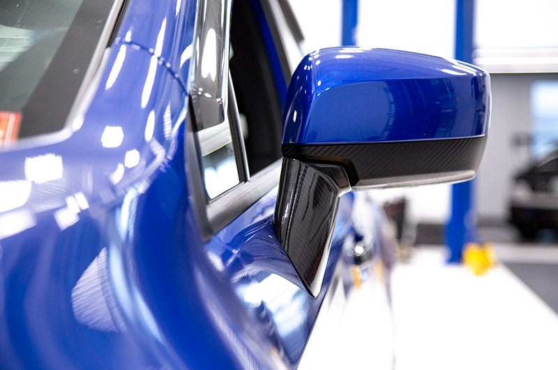 OLM LE Dry Carbon Fiber Lower Mirror Mount Cover 2015-2021 WRX/STI