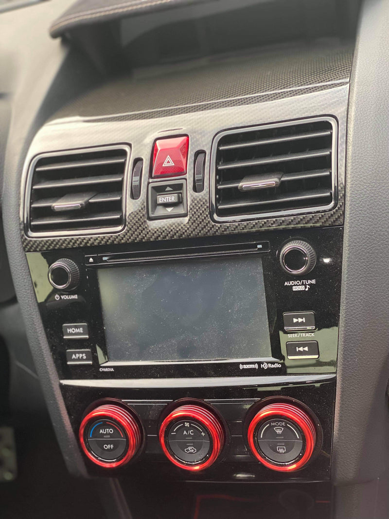 MSP Carbon Fiber Replacement Center AC Vents 2016-2021 WRX/STI