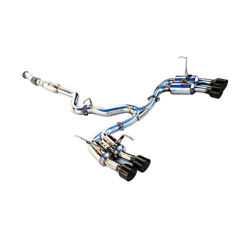 Invidia R400 Gemini Black Tip Catback Exhaust WRX/STI 2015-2021